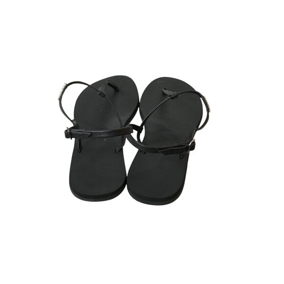 Havaianas You Rio Flip Flop Black Sandal Size 11 - Picture 4 of 7